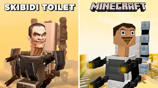 Recriei os EPISÓDIOS de SKIBIDI TOILET No Minecraft