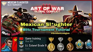 Art Of War 3 ☯️ FFA4 Mexican SL*ughter Blitz Tournament ⏫ Whirlwind Map 🗺️ ☯