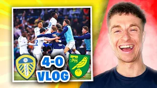 WEMBLEY, WEMBLEY! | Leeds 4-0 Norwich | Matchday Vlog