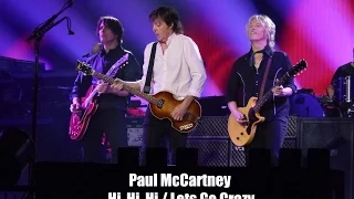 Paul McCartney Hi, Hi, Hi / Lets Go Crazy- Target Center Minneapolis, MN 5/5/16