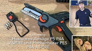 outboxing HUSQVARNA 18V-Astsäge ASPIRE P5 PE5-P4A Akku For All Alliance