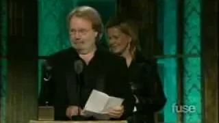 ABBA Acceptance speeches of Frida and Benny into RRHOF, 15 March 2010.