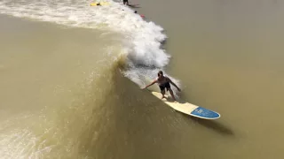 Surfers at Nland Surf Park