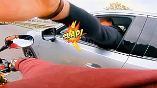 When you MESS With the Wrong BIKER | Crazy Motorcycle Moments