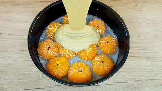 Quick recipe for mandarin cake, very easy and delicious cake #009