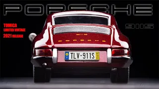 1:64 2021 TLV Release, Porsche 911S Maroon. Unboxing and Showcase