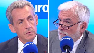 PSG, Carla Bruni, la famille Le Pen...Nicolas Sarkozy invité de "Pascal Praud et vous" (Partie 2)