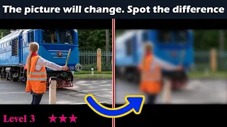 Spot the changing difference #611 | Pictures Puzzle | The photo will change | Brain training