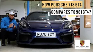 How the Porsche 718 GT4 compares to 981 GT4?
