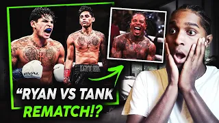 Ryan Garcia CALLS OUT Gervonta Davis for a REMATCH at 144 lbs CATCHWEIGHT!!!