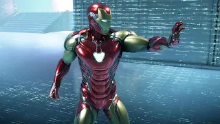 Iron Man Endgame Suit Advanced Combat Showcase - Marvel's Avengers