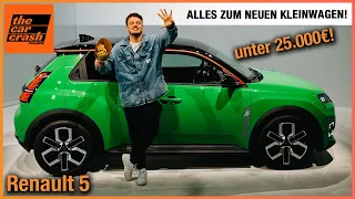 Renault 5 (2024) Alles zum NEUEN Kleinwagen ab 25.000€! Review | Test | Innenraum | E-Tech Electric