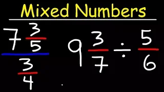 Dividing Mixed Numbers By Fractions