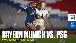 HIGHLIGHTS | Bayern Munich vs. PSG -- UEFA Women’s Champions League 2021-2022 (Français)