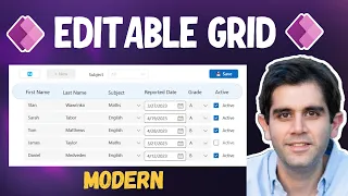 Power Apps Editable Grid using Gallery & Modern Controls (2023)