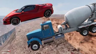 High Speed Traffic Car Crashes Compilation #36 BeamNG Drive Satisfying Car Crashes 2024