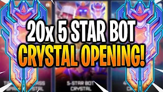 *NEW* 20x 5 STAR BOT CRYSTAL OPENING! - Transformers: Forged To Fight