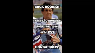 # Shorts MOTOGP MICK DOOHAN, GENIAL, COM CINCO TITULOS CONSEC. 1994-1995-1996-1997-1998 PT- 4/5