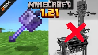 Minecraft 1.21: Adeus Farm de Esmeralda, Mace Mais Forte, Novos Encantamentos e +!