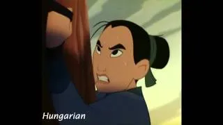 Mulan-I'll Make a Man Out of You (One Line Multilanguage)