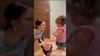 La emotiva reacción de Vida Isabelle, hija de Natti Natasha y Raphy Pina, al ver una foto de su papá