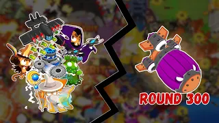All Tier 5 Monkey Towers VS Round 300 Fortified BAD | BTD6