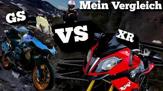 Welche ist die Bessere?! BMW R1250GS vs S1000XR - Mein Vergleichstest! Für Motorradtouren! Testvideo