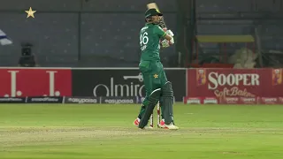 Haider Ali hit some big sixes against West Indies