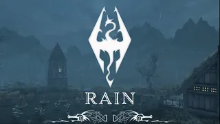 Rain | Skyrim Thunderstorms and Quiet Rain | Atmospheric Music & Ambience | Three Hours