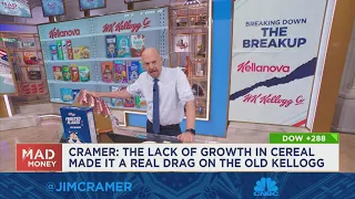 Lack of growth in cerealy made it a real drag for Kellogg, says Jim Cramer