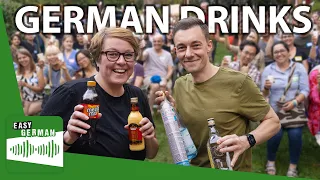 We Are Testing Typical German Drinks | Easy German Podcast 416 Live in Berlin