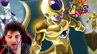 REACTION ANIMAZIONI 😱 MAI VISTO UN PERSONAGGIO COSI ASSURDO!! LR GOLDEN FRIEZA AGL DOKKAN BATTLE ITA