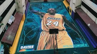 Mamba basketball court in the Philippines - A tribute to Kobe Bryant by Painted World