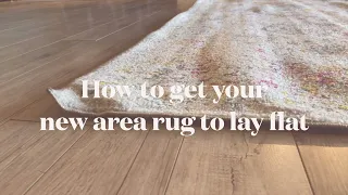 Pearl Tips - How To Get Your Rug To Lay Flat