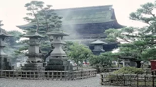 Япония - Дзэнкодзи 善光寺, Храм доброго света, Нагано. Мудзина  и Монах