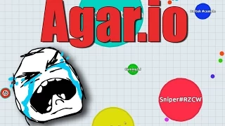 I s#ck at this game!!! (Agar.io with Charlie)