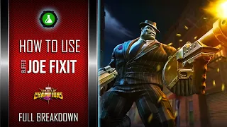 How To Use [ BUFFED ] JOE FIXIT Easily | Utilities | Full Breakdown | Marvel Contest Of Champions