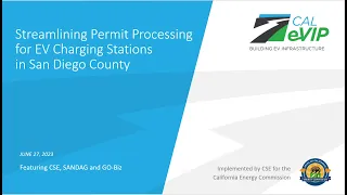 Streamlining Permit Processing for EV Charging Stations in San Diego County