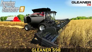 Farming Simulator 19 - GLEANER S98 Combine Running in the Field