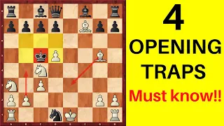 4 Opening Traps Every Chess Player Should Know!