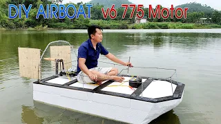 DIY Airboat V6 775 Motor