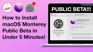 How to Install macOS Monterey Public Beta in 5 Min! FULL WALKTHROUGH I'll show you 2 different ways!