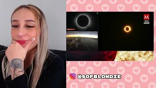 COLOMBIANA REACCIONA A ¡Se oscurece en Mazatlán! Eclipse solar llega a su punto máximo