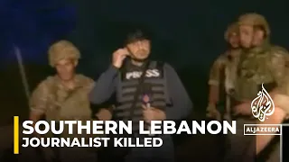 Journalist killed in Lebanon latest conflict