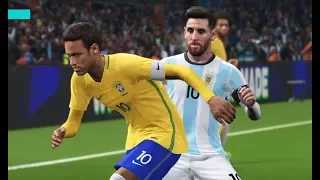 [PS4] Neymar vs Argentina - Gameplay PES 2018 Demo Superstar