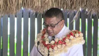 Fijian Minister for Transport Timoci Natuva opened APHoMSA Meeting.