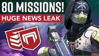 Destiny 2 HUGE NEWS! - 80 Missions, Nightfall Timers, and More Power!!