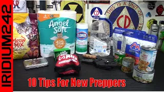 10 Important Tips For New Preppers!