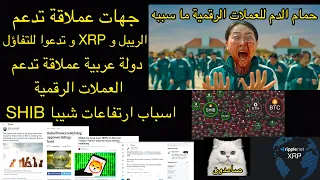 عمالقة يدعمون الريبل و XRP و اسباب انهيار اسعار العملات الرقمية و دولة عربية عملاقة تدعم العملات