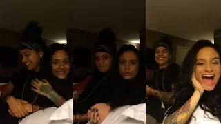 Kehlani | Instagram Live Stream | 14 October 2017 w/ Girlfriend Shaina